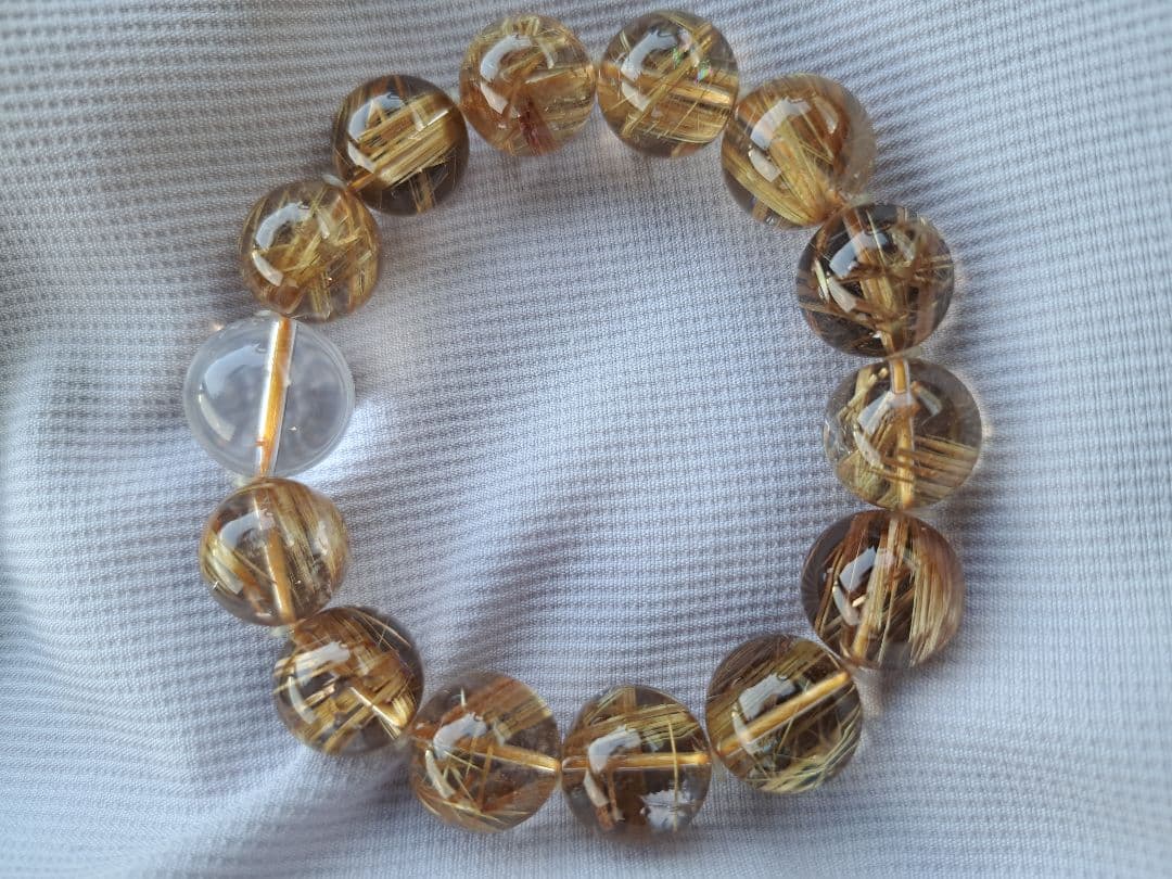 タイチンルチルブレスレット極上品　　xtxexrxux