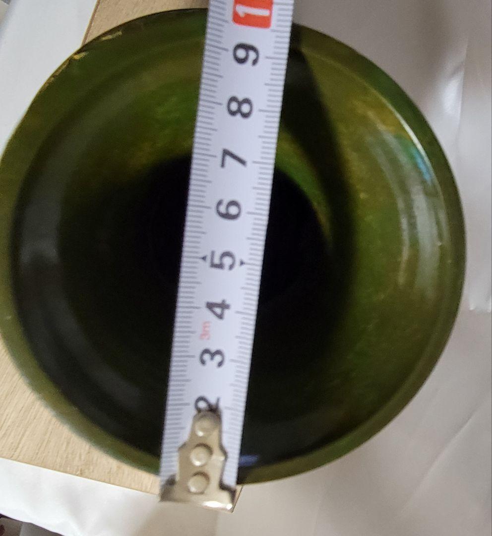 時代物　花瓶　花器　混合銅製　銅壺　吉秀作