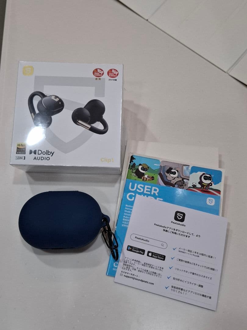 SOUNDPEATS Clip1 ワイヤレスイヤフォン　美品