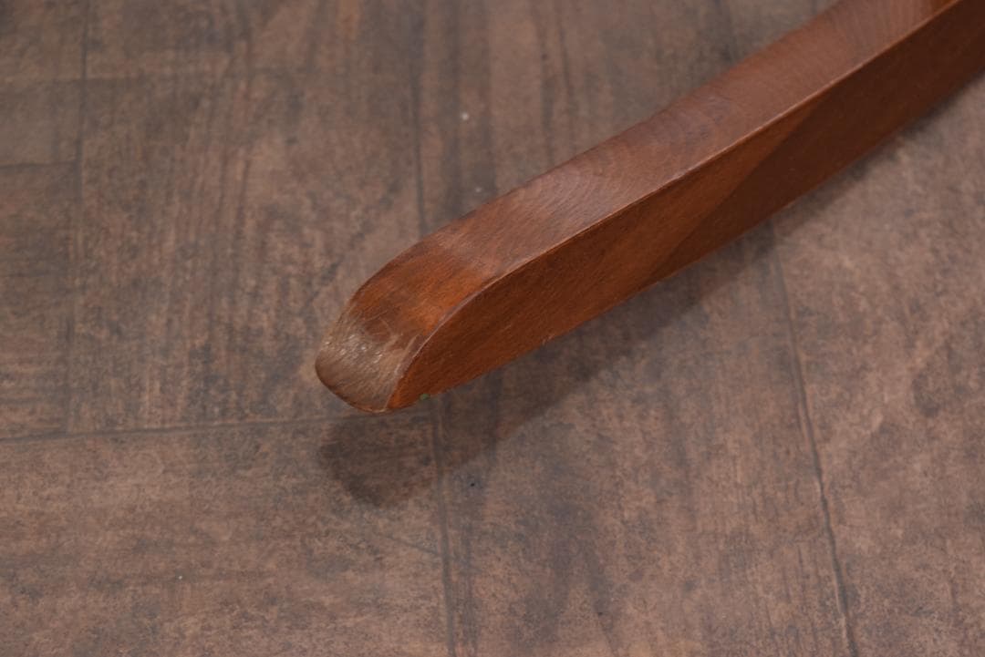 アンティーク ロッキングチェア 座面クッション付き 鋲打ち 飛騨家具