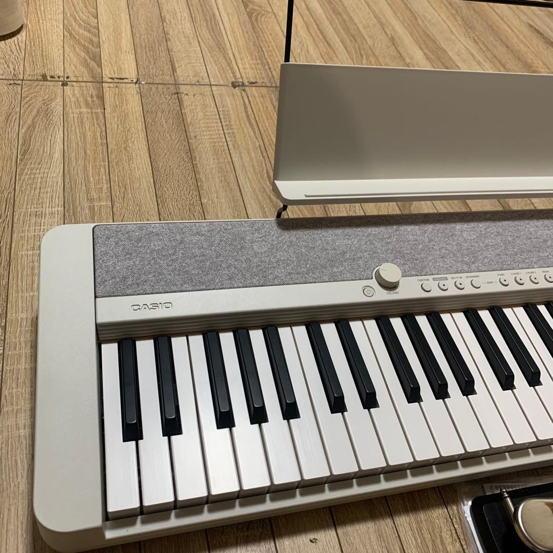 CASIO CT-S1 WE カシオトーン 61鍵 2025年製ペダル付き