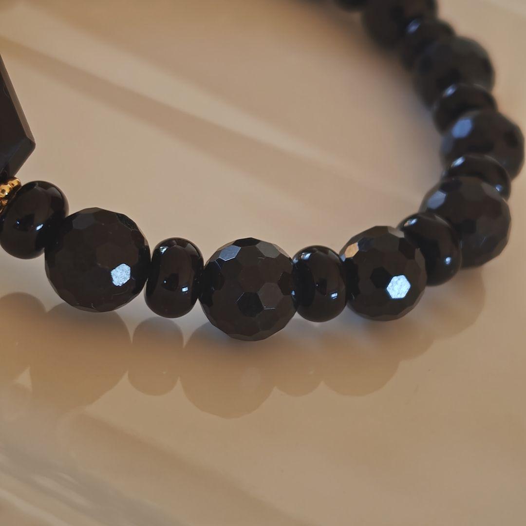 ご確認専用です♡モリオン六芒星　黒翡翠　黒瑪瑙ボタン