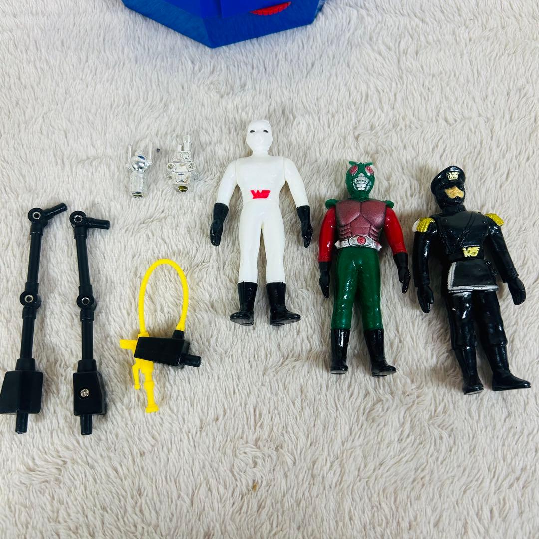 【希少】ポピー 空飛ぶ!! 仮面ライダー 改造手術台セット　当時物