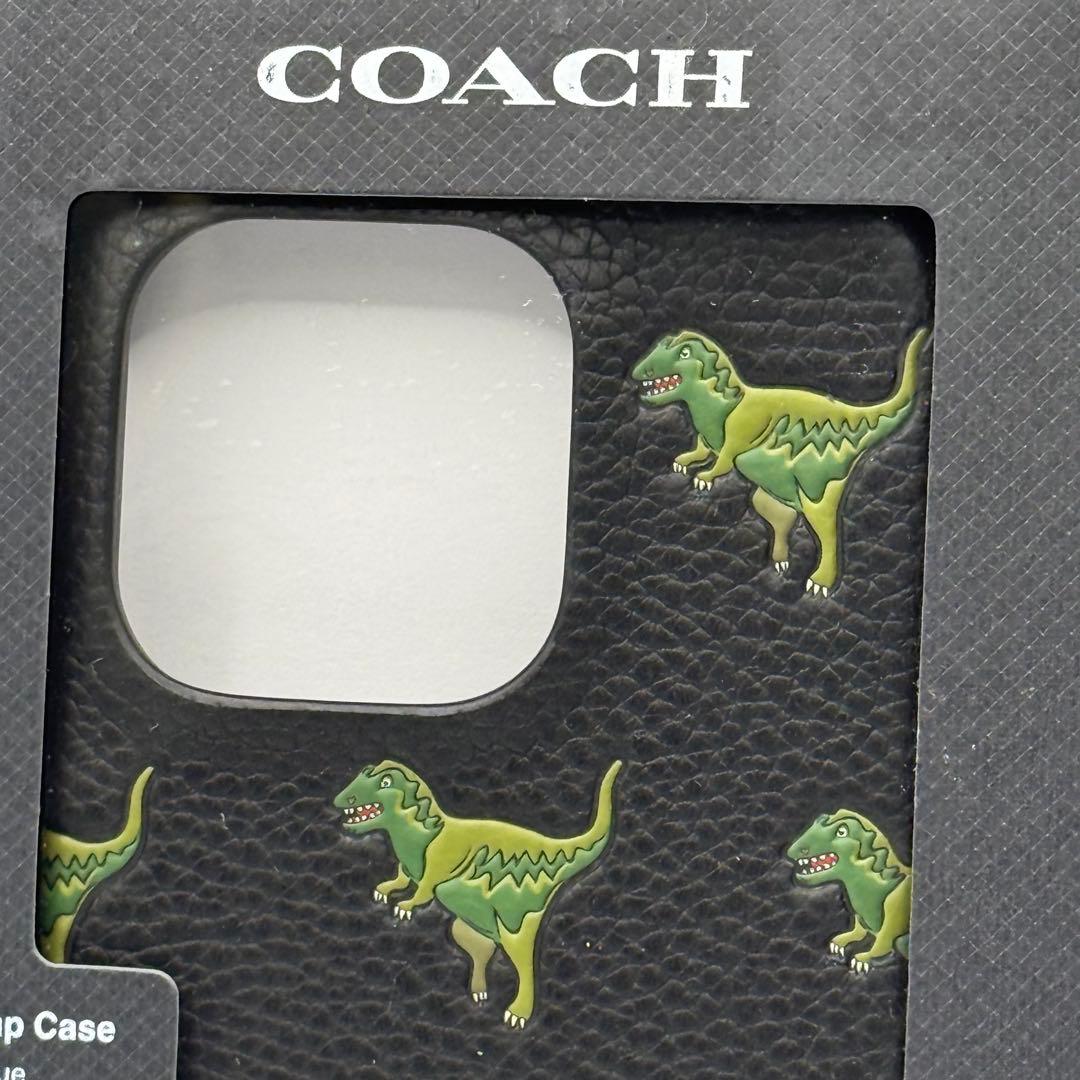 【新品】コーチ COACH iPhone15 Pro ケース レキシー 恐竜
