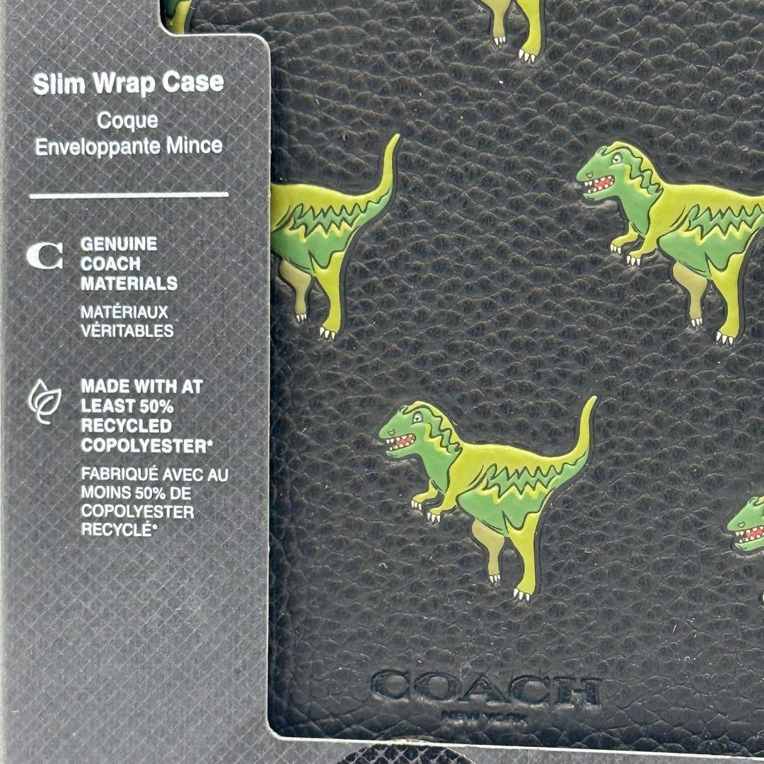 【新品】コーチ COACH iPhone15 Pro ケース レキシー 恐竜