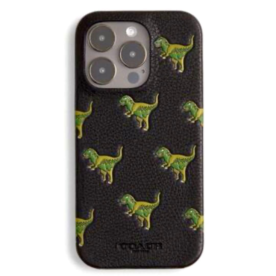 【新品】コーチ COACH iPhone15 Pro ケース レキシー 恐竜