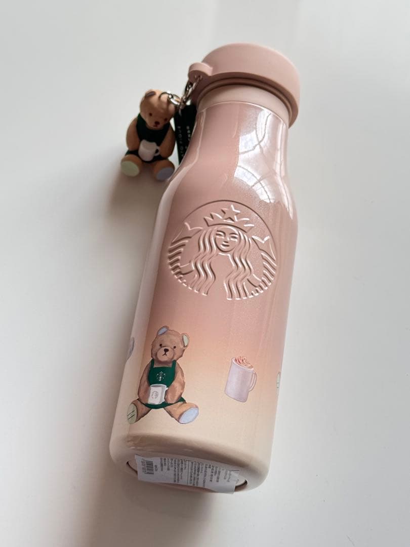 スターバックス　ステンレスボトル　ジェラートピケコラボ　モカベージュ　473ml