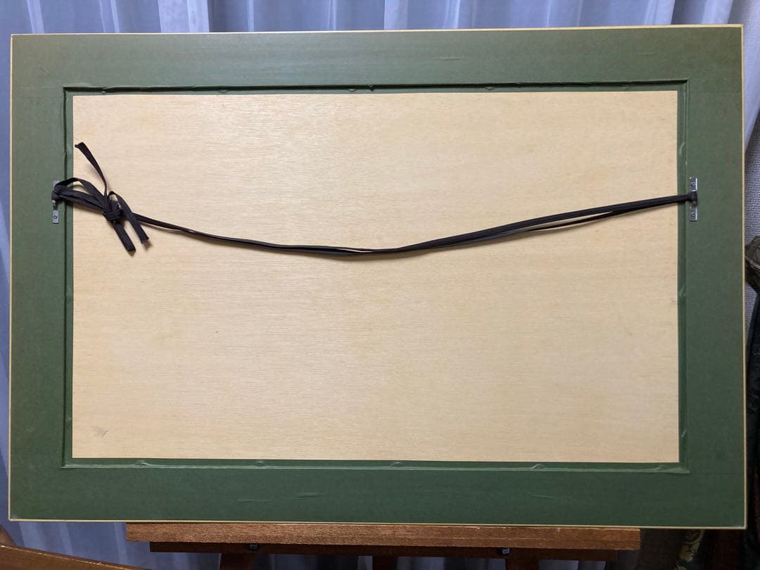 リトグラフ 夜の港の風景画【Ｆ・ボッシュ】 スペイン人気画家 額装 箱有り