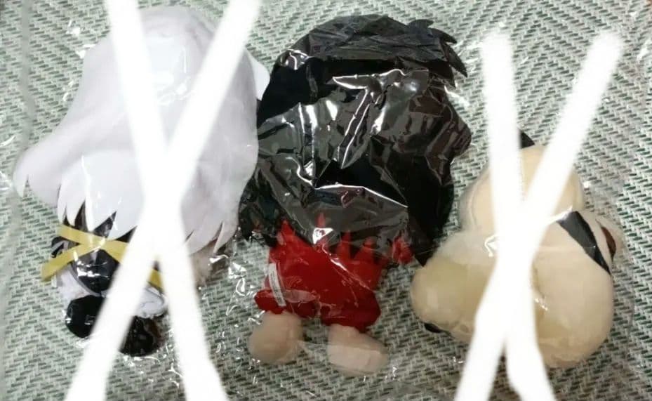 犬夜叉 アニメの軌跡展　ぬいぐるみ　3体セット　殺生丸　雲母