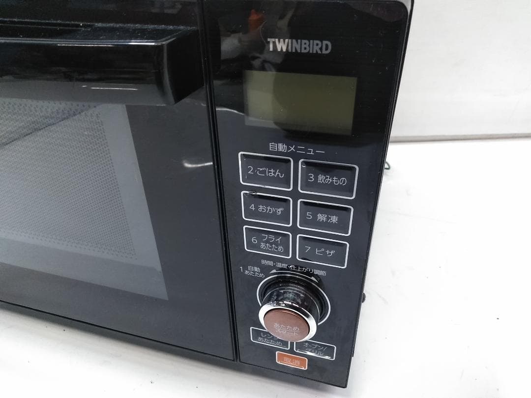 TWINBIRD オーブンレンジ 電子レンジ MW-FS18 2021年製 △
