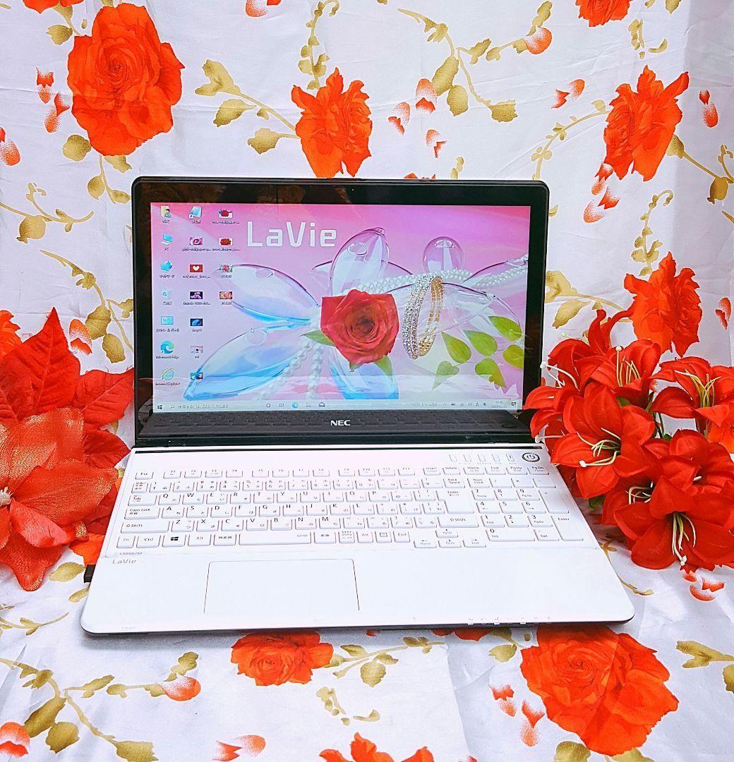 美品ホワイト色/極上品/爆速3世代Corei7/DVD焼き/新型Win11搭載