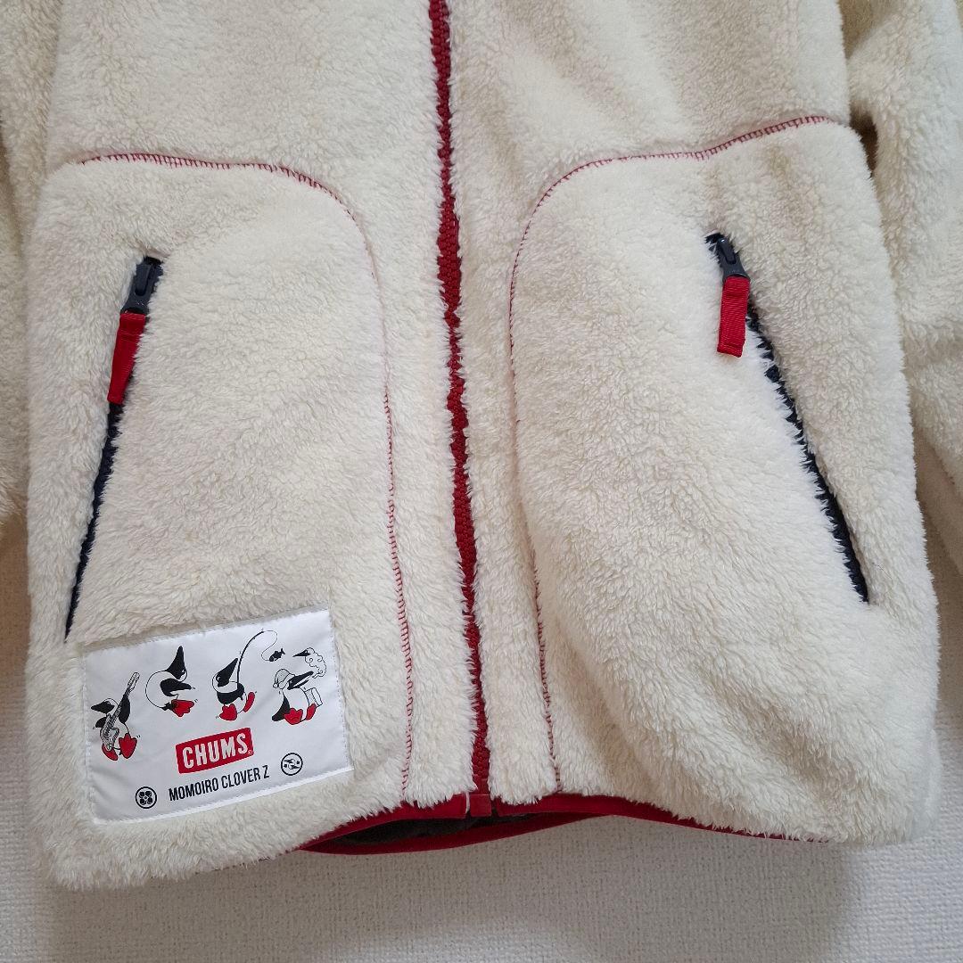 チャムス ももクロ リバーシブル フリースジャケット コラボ S 美品