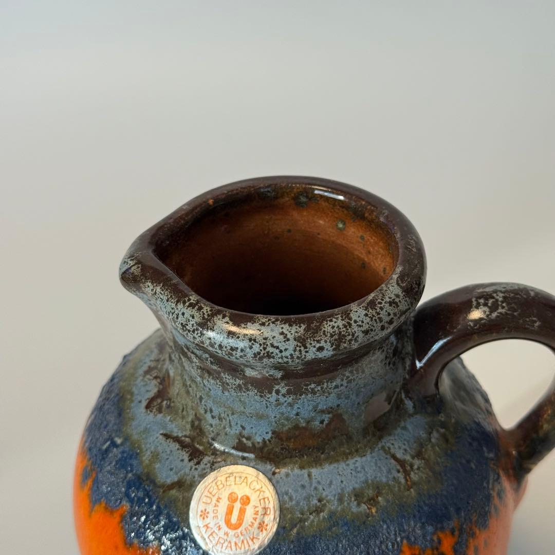 【u-keramik】12cm ファットラバ fat lava ビンテージ 花瓶