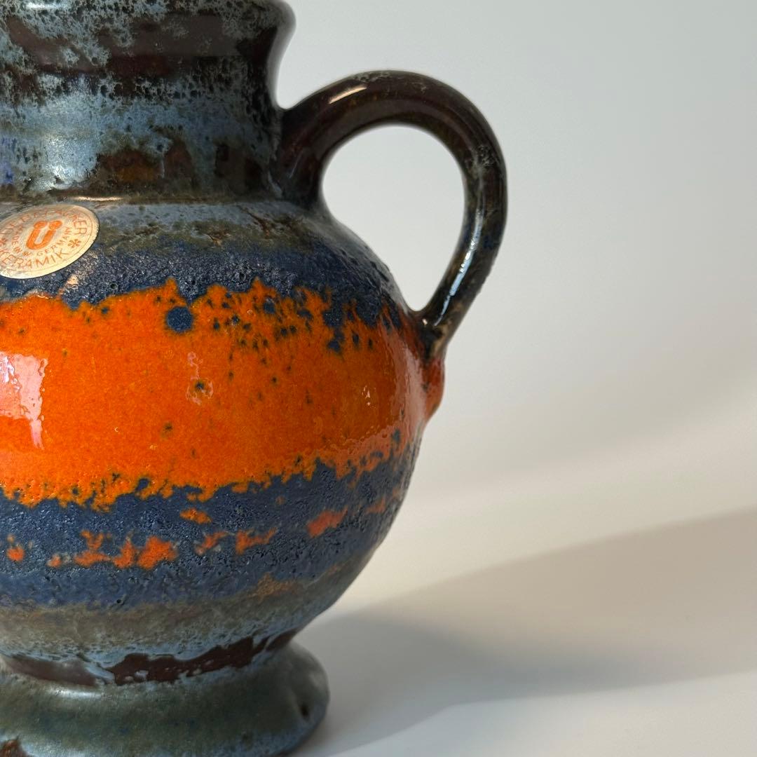 【u-keramik】12cm ファットラバ fat lava ビンテージ 花瓶