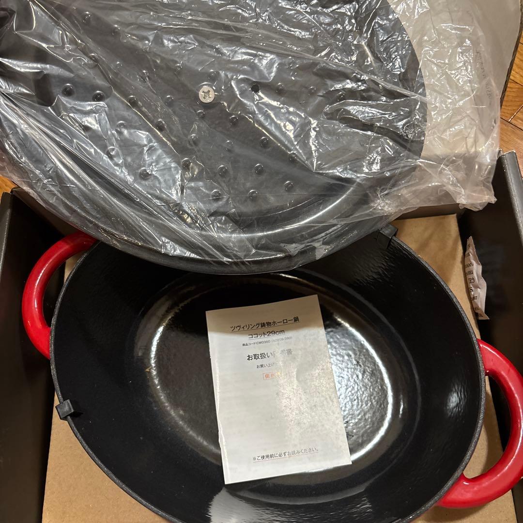 新品未使用　ZWILLNG J.A. Henckels 鋳物ホーロー鍋　29cm