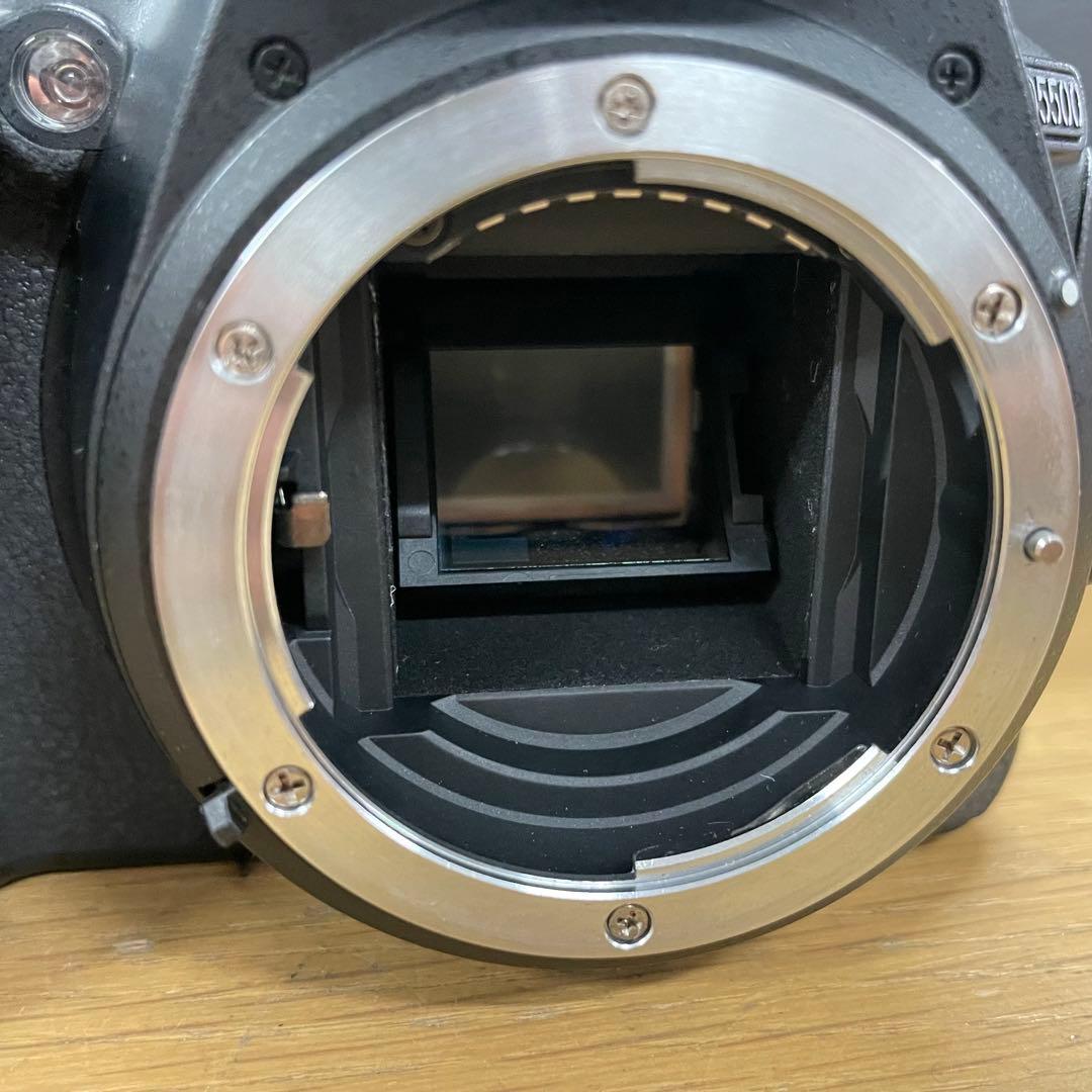 動作品 Nikon D5500 18-55mm VR レンズセット 一眼レフ