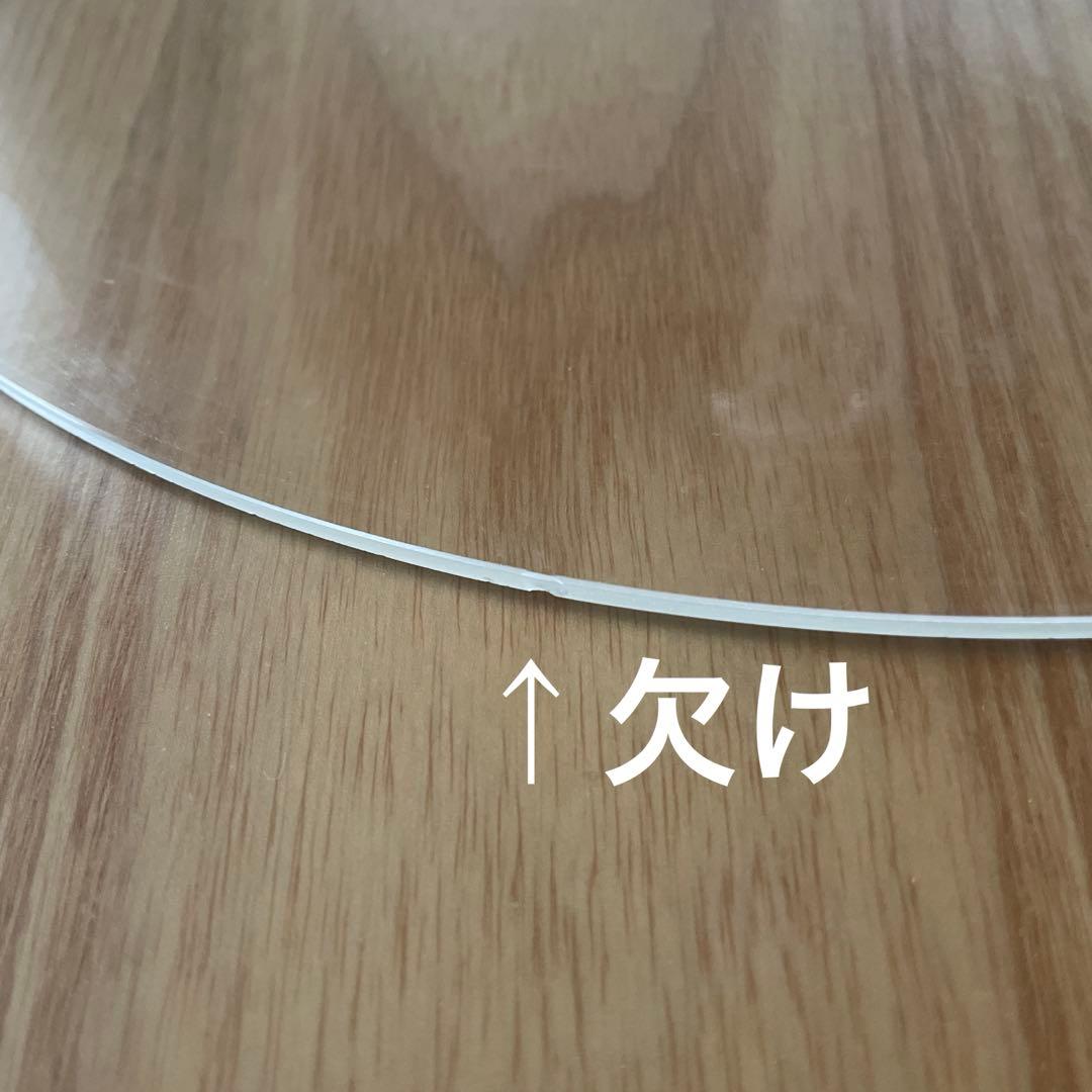 古い国産のガラスケーキドーム　気泡入り　アンティーク