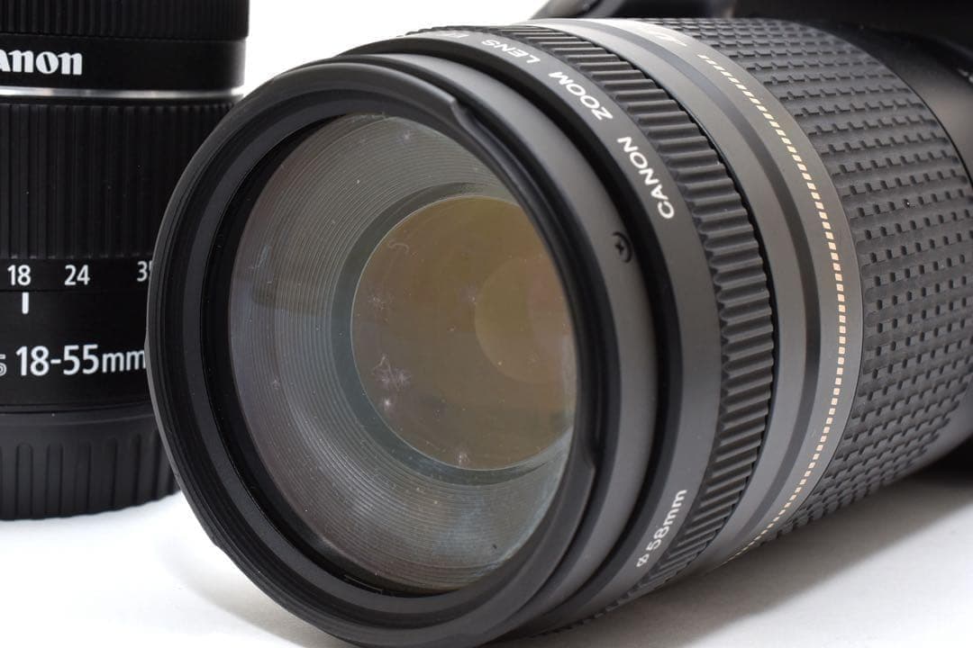 ❣️Canon Kiss X9i❣️ ダブルレンズ　一眼レフWi-Fi搭載　大人気