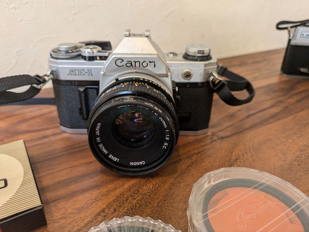 Canon AE-1 一眼レフカメラ＆レンズ＆カラーフィルター4枚　まとめ