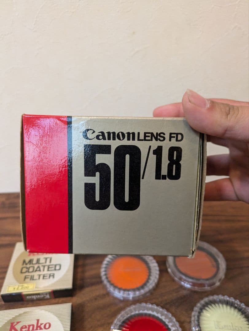 Canon AE-1 一眼レフカメラ＆レンズ＆カラーフィルター4枚　まとめ