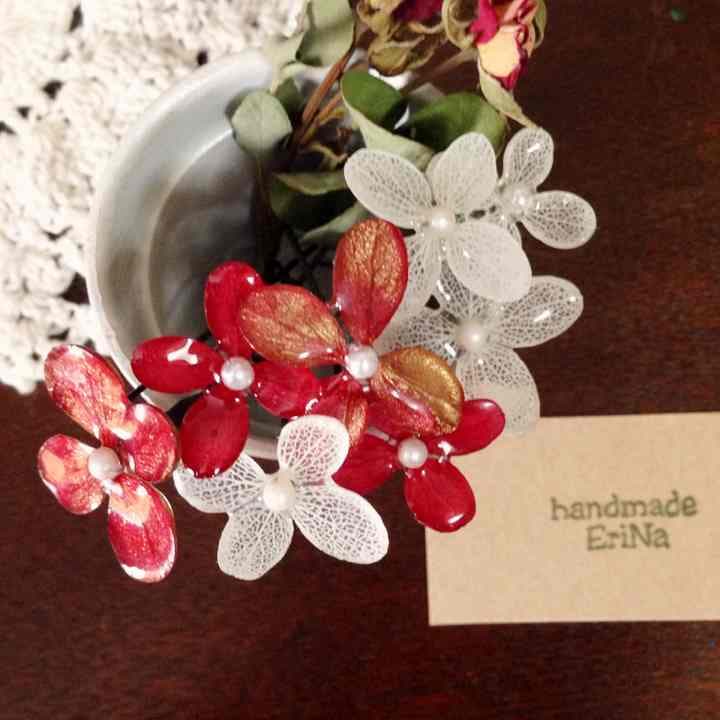 canapiii様 ご確認下さい。本物花 1輪タイプ 液体樹脂加工