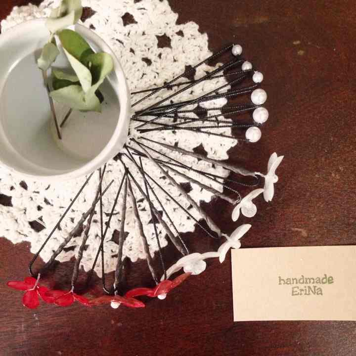 canapiii様 ご確認下さい。本物花 1輪タイプ 液体樹脂加工