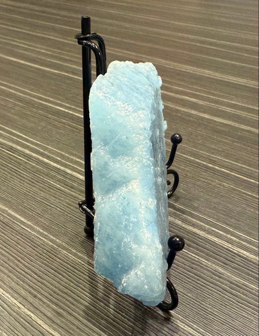 大きめ♡ アクアマリン 原石 スライス 天然石 ブルー