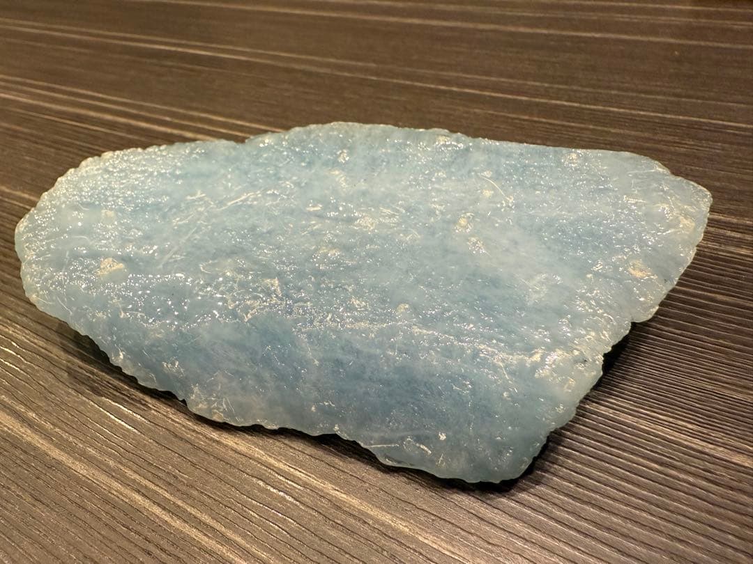 大きめ♡ アクアマリン 原石 スライス 天然石 ブルー