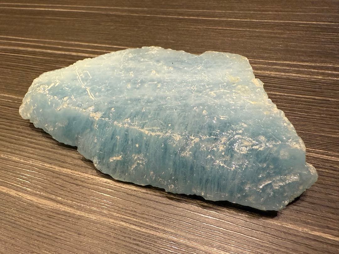 大きめ♡ アクアマリン 原石 スライス 天然石 ブルー