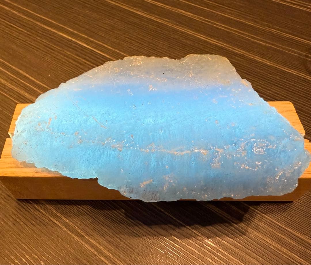 大きめ♡ アクアマリン 原石 スライス 天然石 ブルー