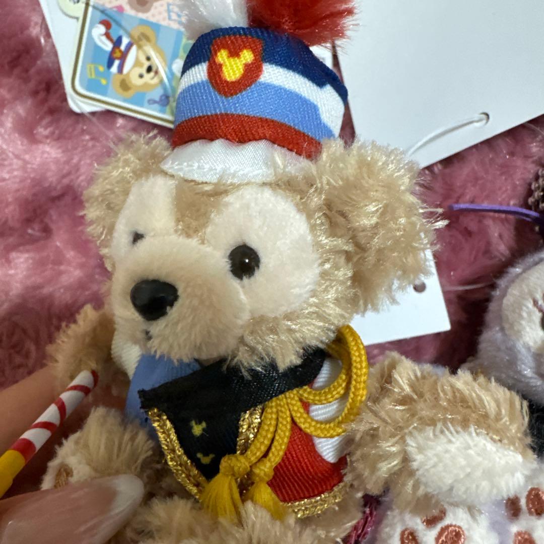 【新品未使用】ダッフィー ハッピーマーチングファン　ぬいぐるみストラップ