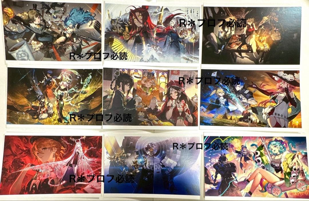 新月同行 POP UP 特典 ポストカード AMNIBUS STORE コンプ