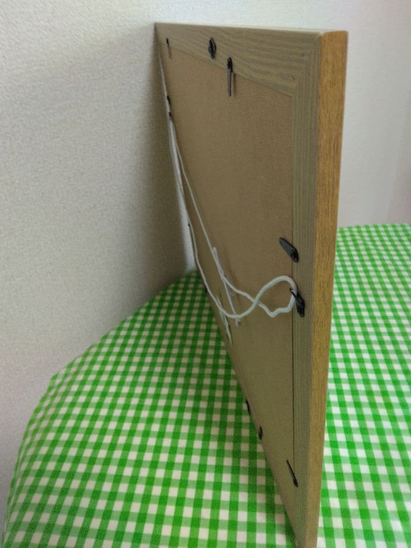 水彩画　バラ　原画　　額縁入り