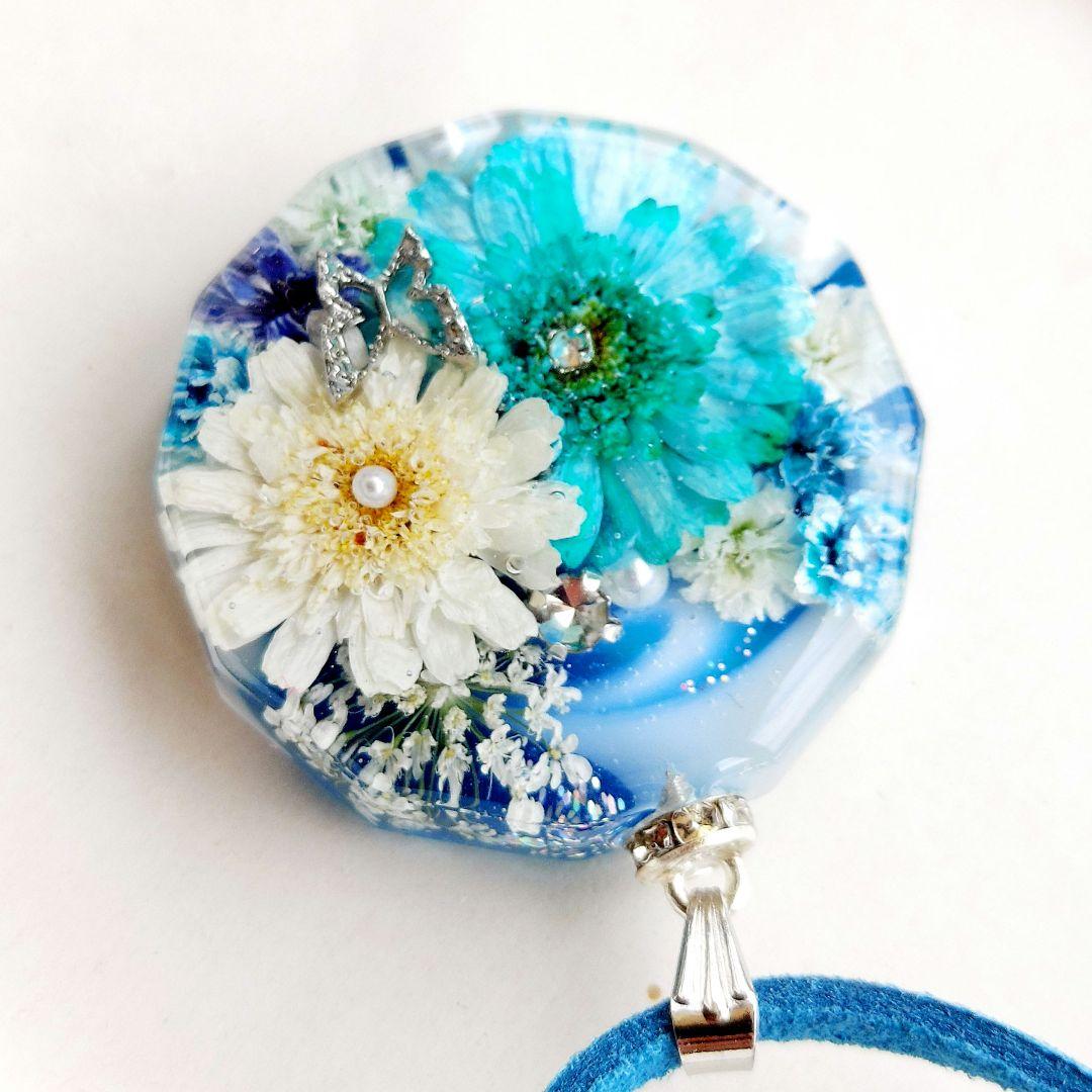 【1590】レジン　マトリカリア　ネックレス　ペンダント　ハンドメイド