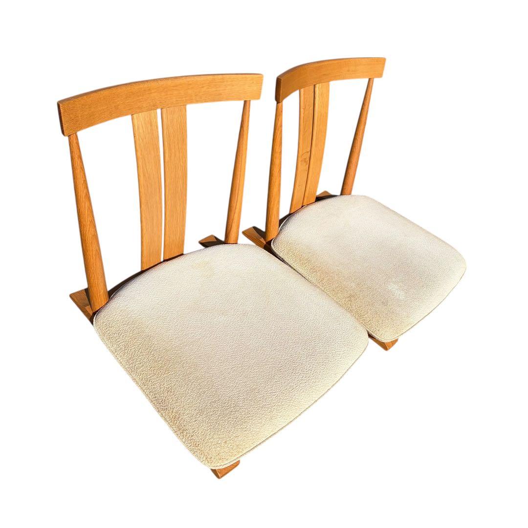【希少】柏木工 KASHIWA ナラ材 座椅子 2脚セット