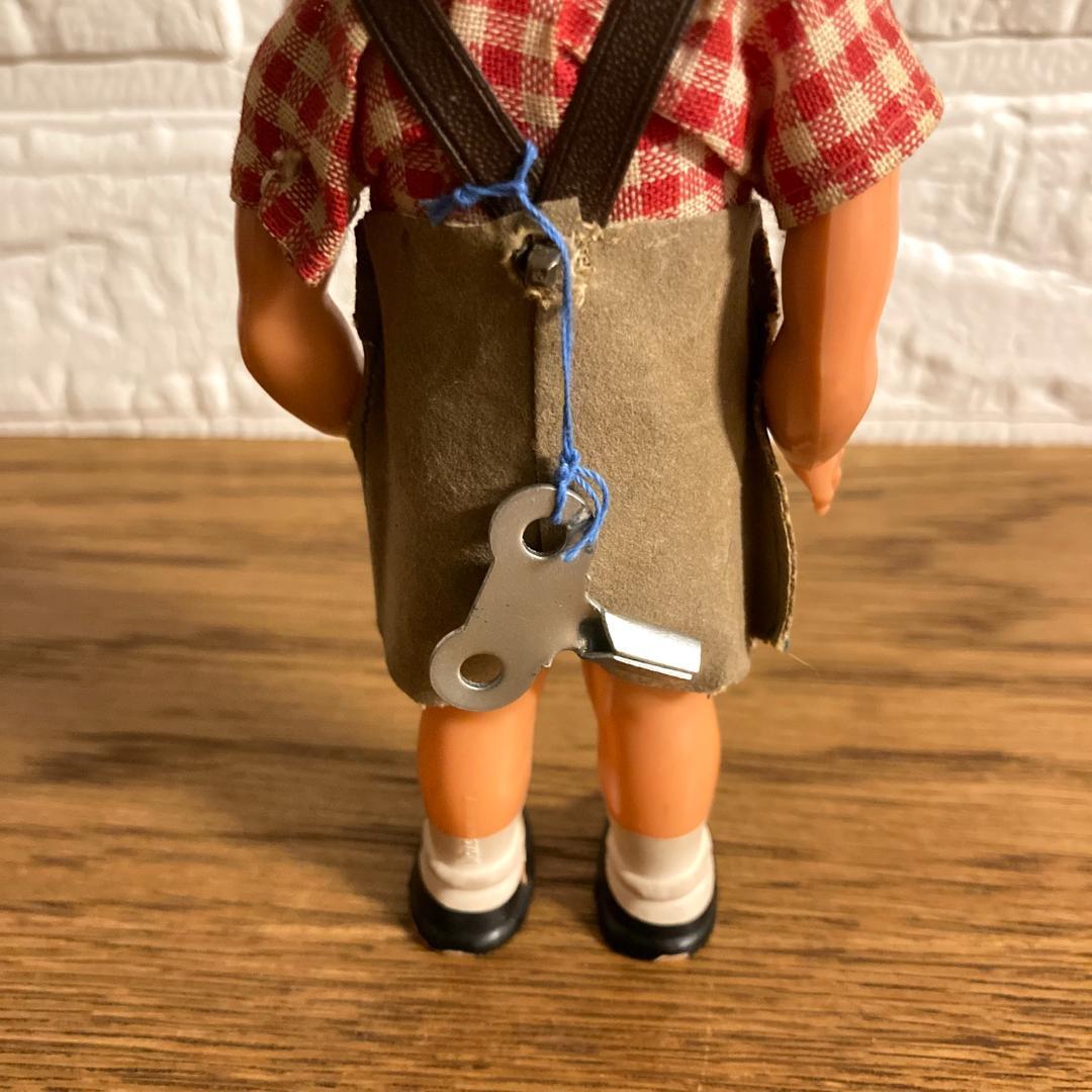 西ドイツ 1950's ヴィンテージ ゼンマイ式 ダンシングドール ドイツ人形