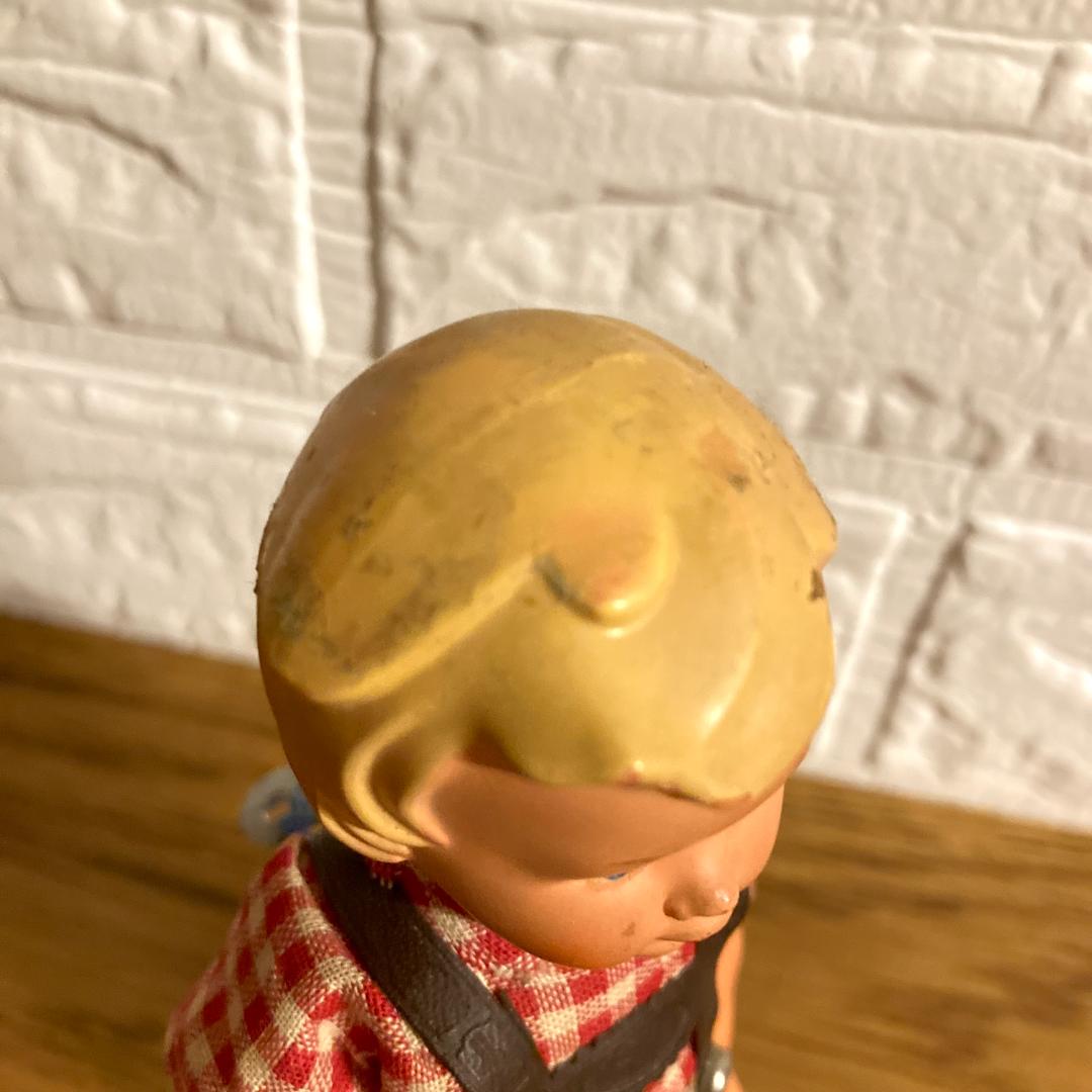 西ドイツ 1950's ヴィンテージ ゼンマイ式 ダンシングドール ドイツ人形