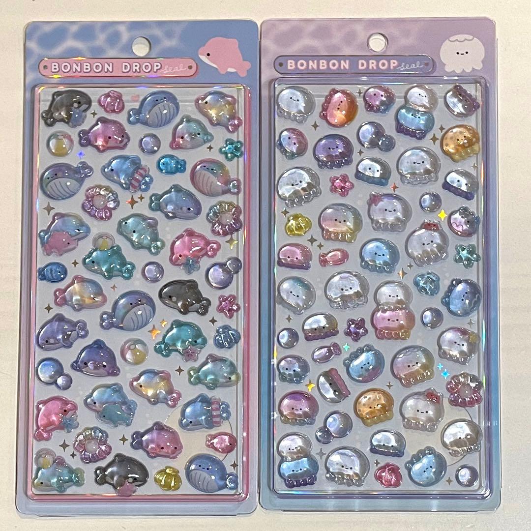 【国内正規品】ボンボンドロップシール 水族館限定6種セット
