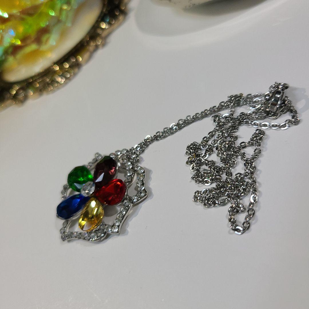 ハンドメイドネックレス2582