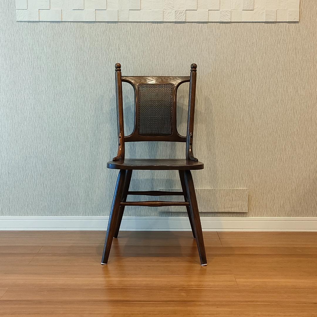 ヴィンテージ　Shin-Leeシンリー　ラタンバック　ダイニングチェア①