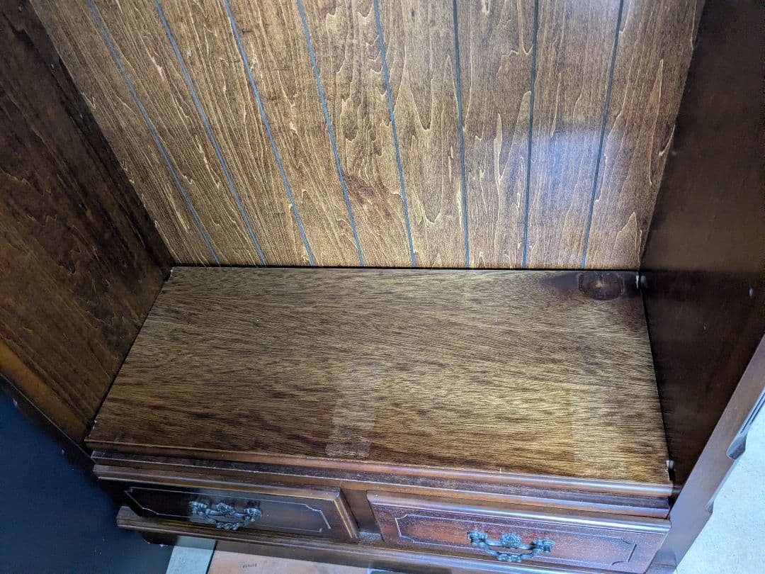 直接引き取り可 カリモク コロニアル 書棚 ブックシェルフ オープンシェルフ