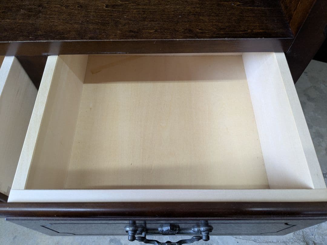 直接引き取り可 カリモク コロニアル 書棚 ブックシェルフ オープンシェルフ