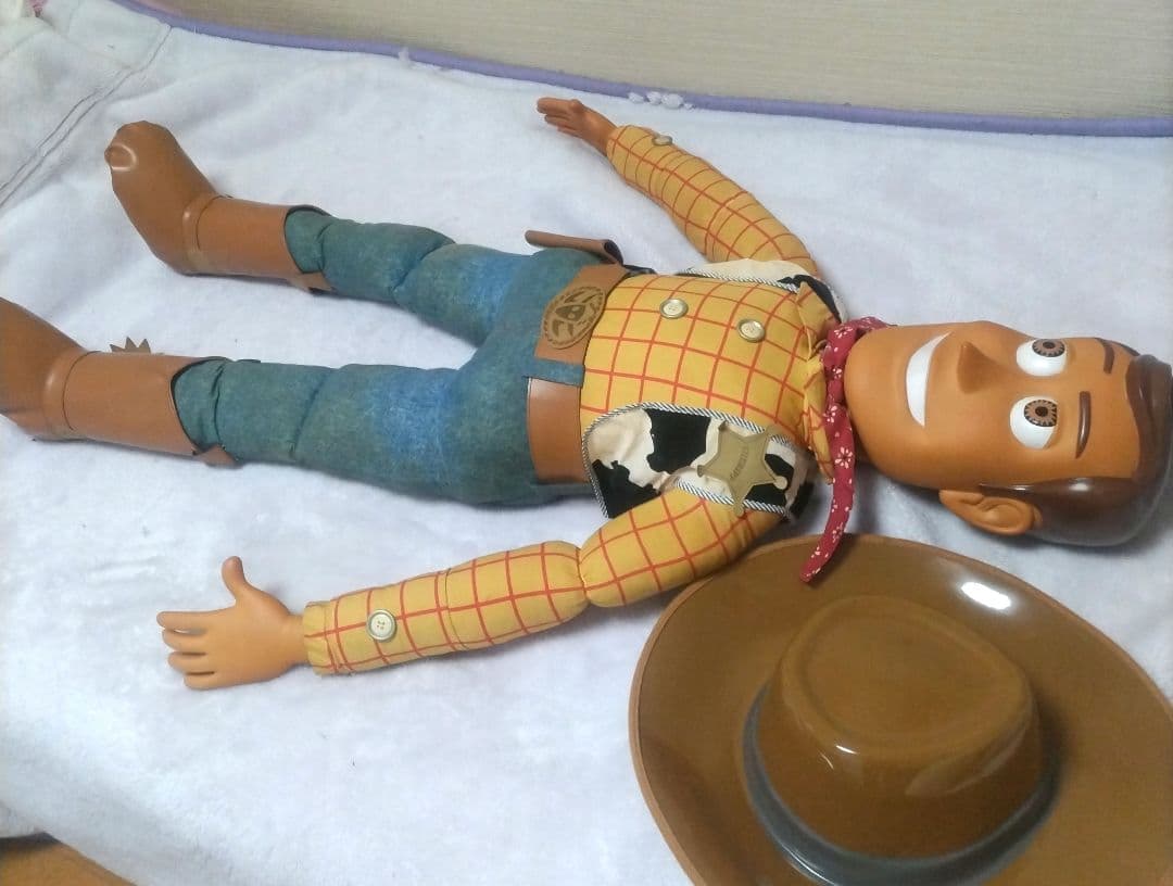 トイストーリー ウッディー 超 特大 巨大 BIG 120cm ぬいぐるみ 希少