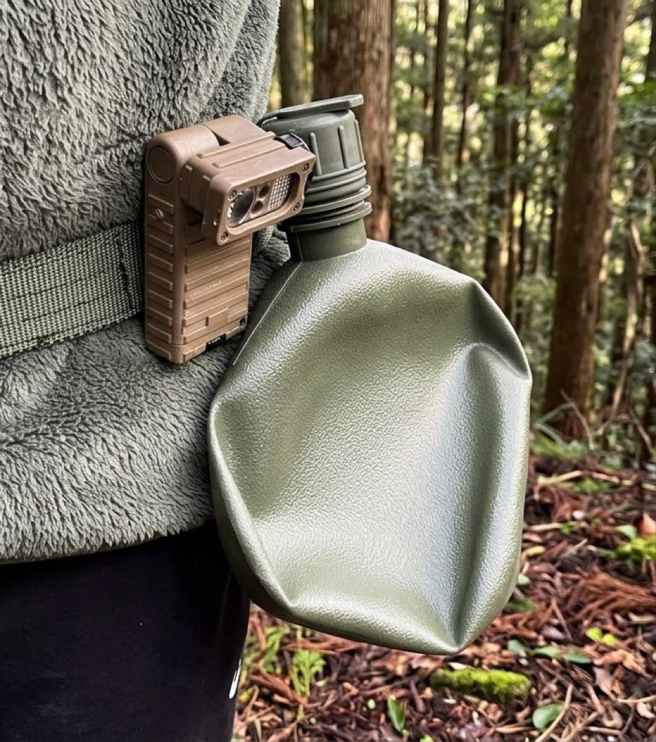 実物米軍放出 ブッシュクラフトセット７点　キャンプ　タープ　ライト　手袋　ポーチ