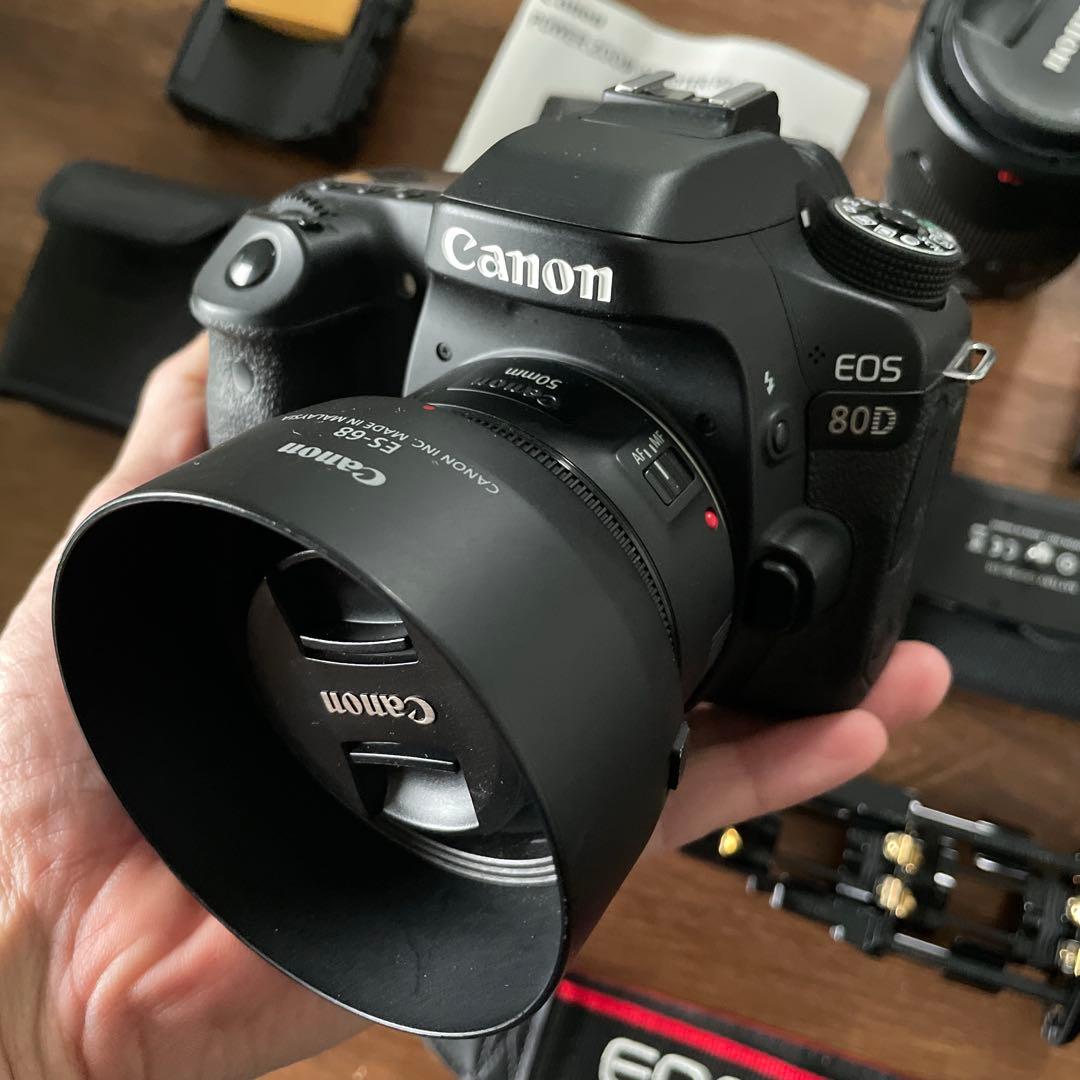 [ピーム]Canon EOS 80D デジタル一眼レフカメラ+レンズ2個