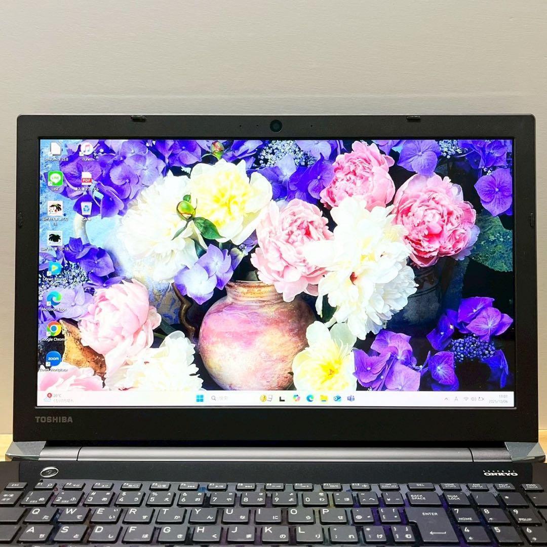 フルHD搭載✨Win11 ノートパソコン SSD オフィス ブルーレイ カメラ