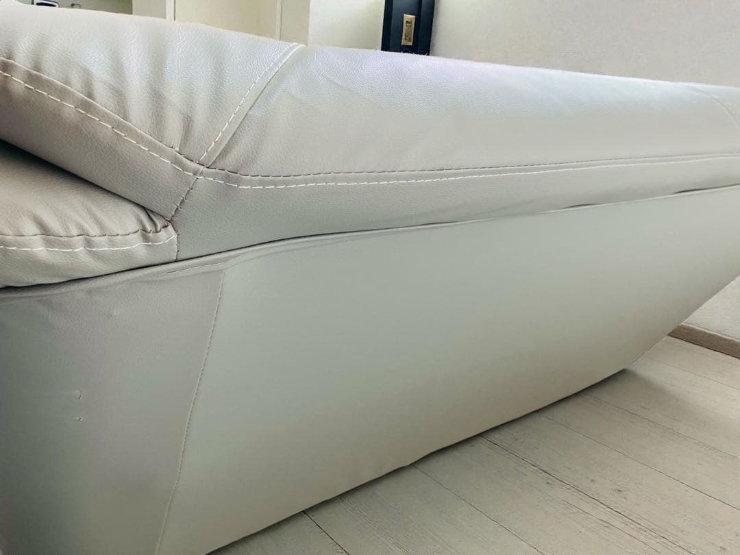 ソファー 2人掛け 合皮 肘掛け ローソファー Ginoインテリアおしゃれ