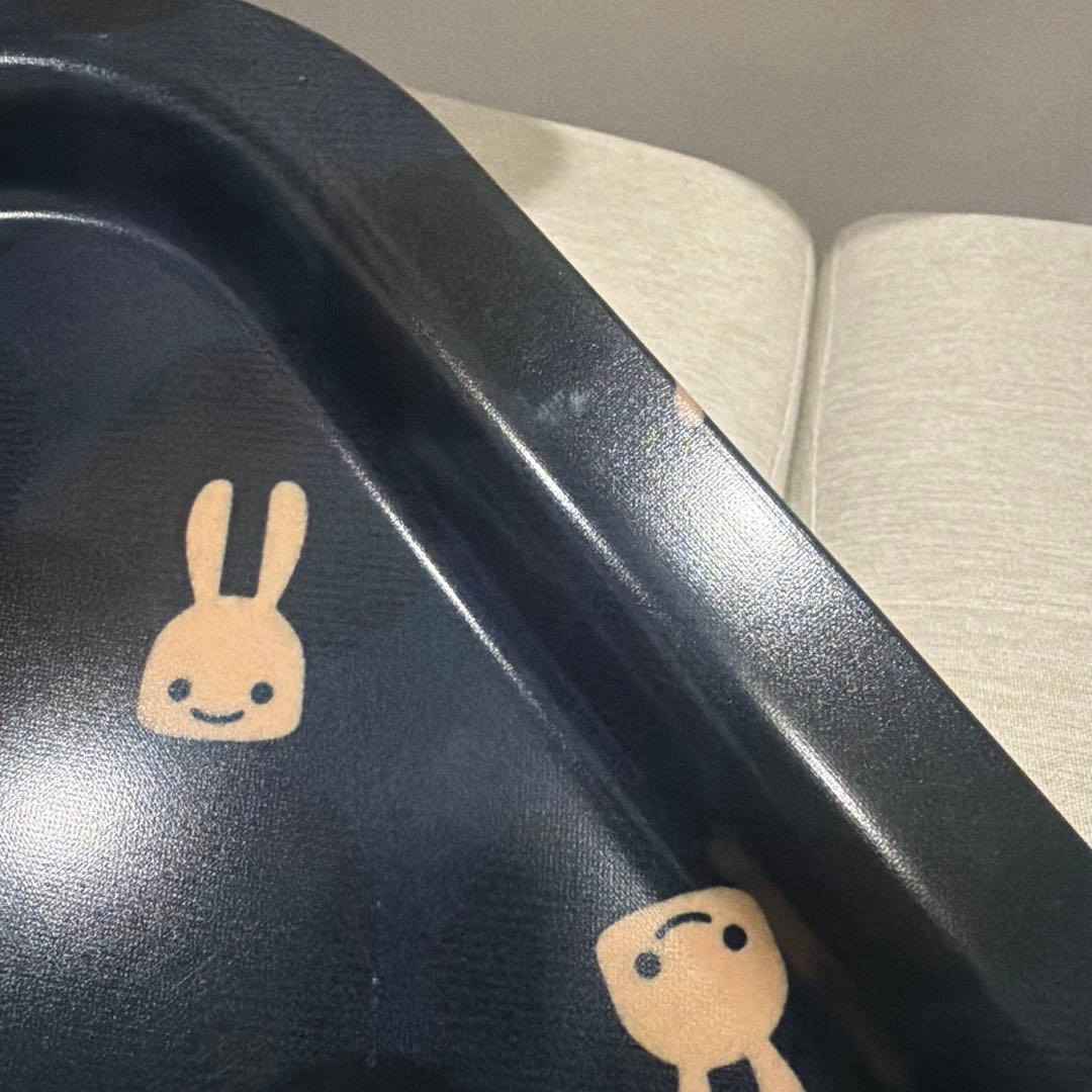 CUNE キューン ファブリックトレーM＆S お盆 うさぎ ウサギ 2枚セット