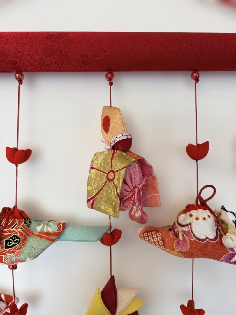 可愛いつるし雛　No.195 壁掛けタイプ・ひな祭り・桃の節句・おひなさま