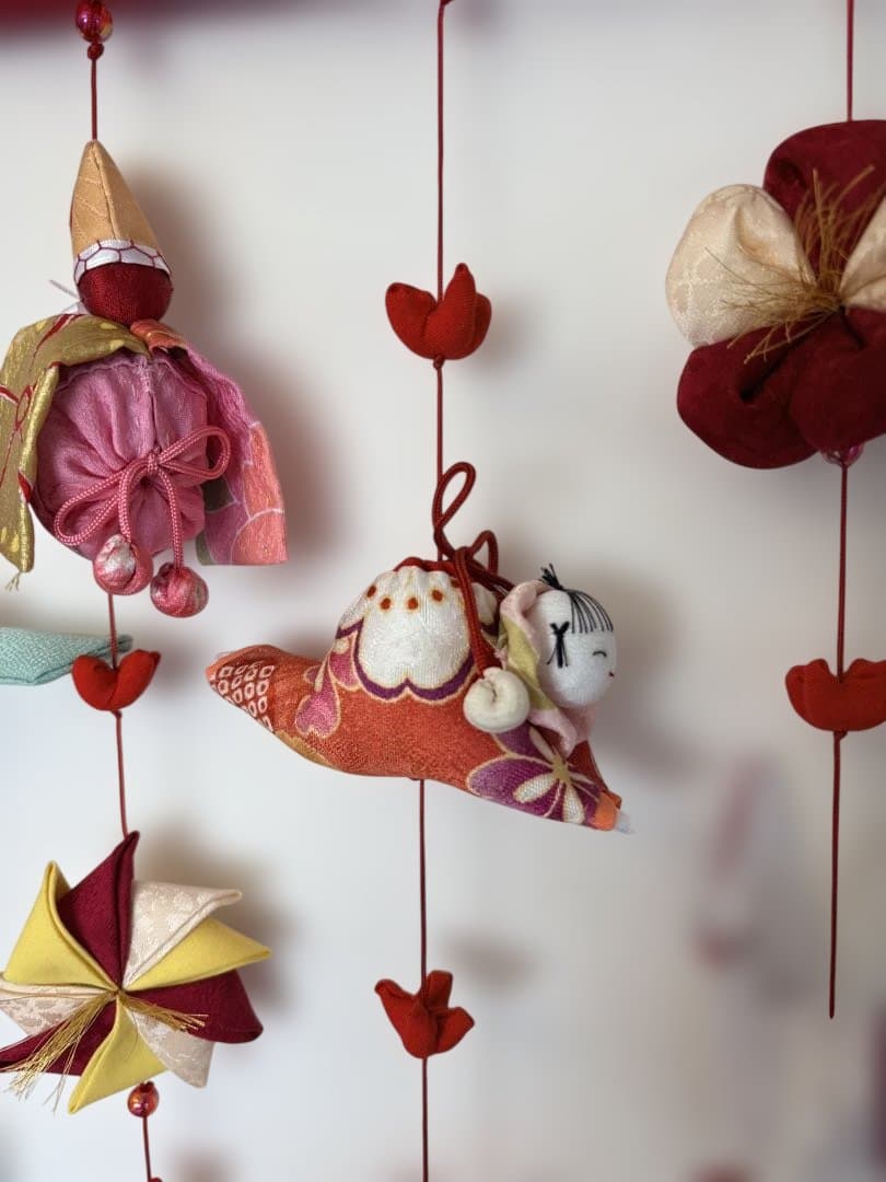 可愛いつるし雛　No.195 壁掛けタイプ・ひな祭り・桃の節句・おひなさま